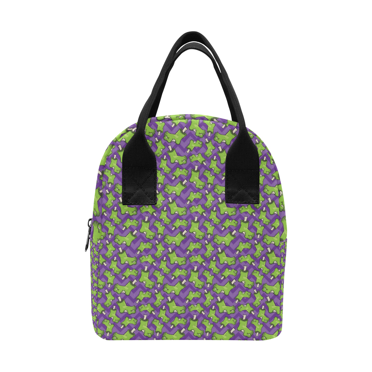 Zombie Foot Design Pattern Print Insulated Lunch Bag