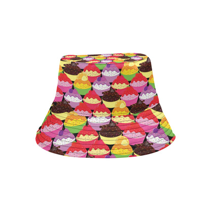 Cupcake Pattern Print Design CP02 Unisex Bucket Hat