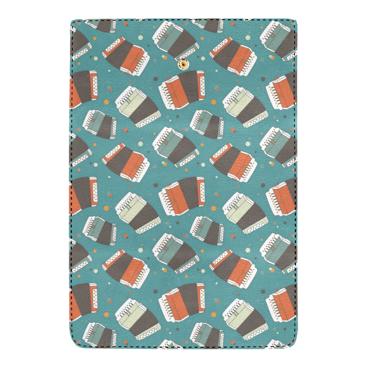 Accordion Pattern Print Design 02 Women's Trifold Wallet