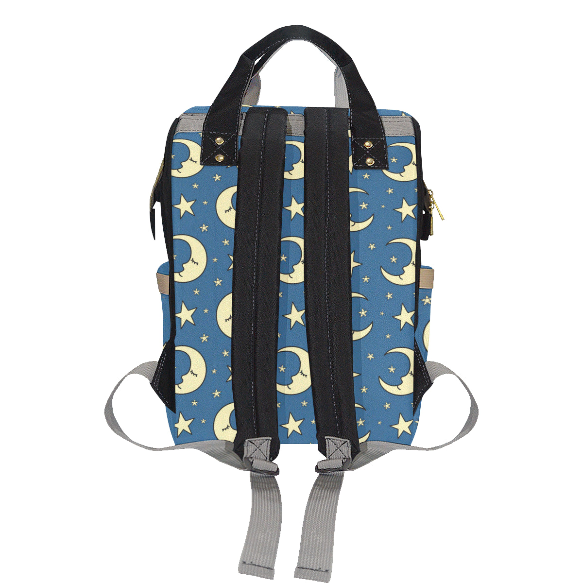 Moon Night Pattern Print Design 03 Diaper Bag Backpack