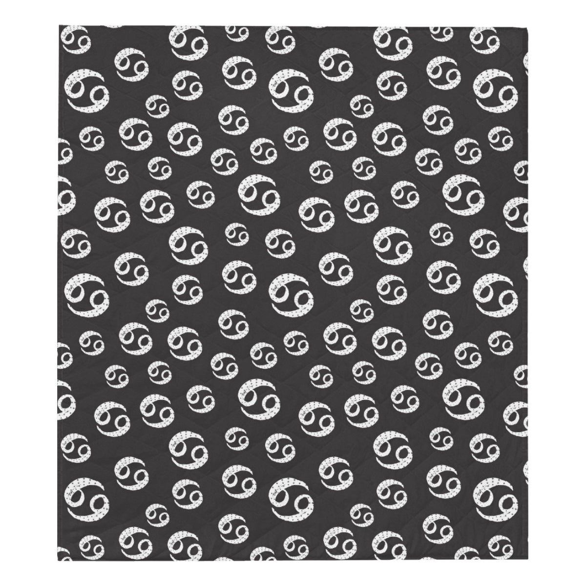Cancer Zodiac Pattern Print Design 02 Premium Quilt