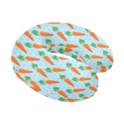 Carrot Pattern Print Design 01 U-Shaped Travel Neck Pillow