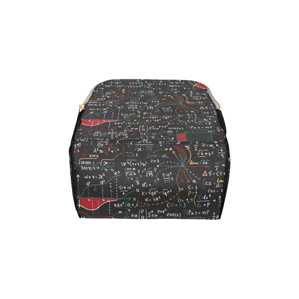 Math Pattern Print Design 04 Diaper Bag Backpack