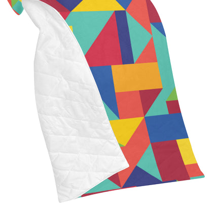 Mosaic Pattern Print Design 01 Premium Quilt