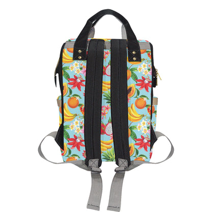 Tropical Fruits Pattern Print Design TF01 Diaper Bag Backpack