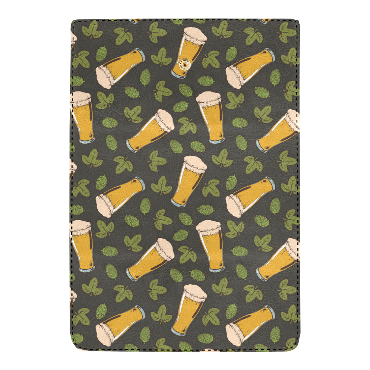 Beer Iris Pattern Print Design 02 Women's Trifold Wallet