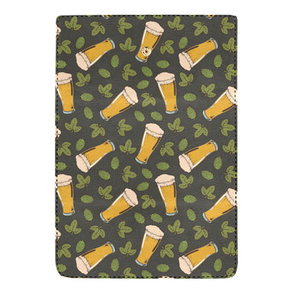 Beer Iris Pattern Print Design 02 Women's Trifold Wallet