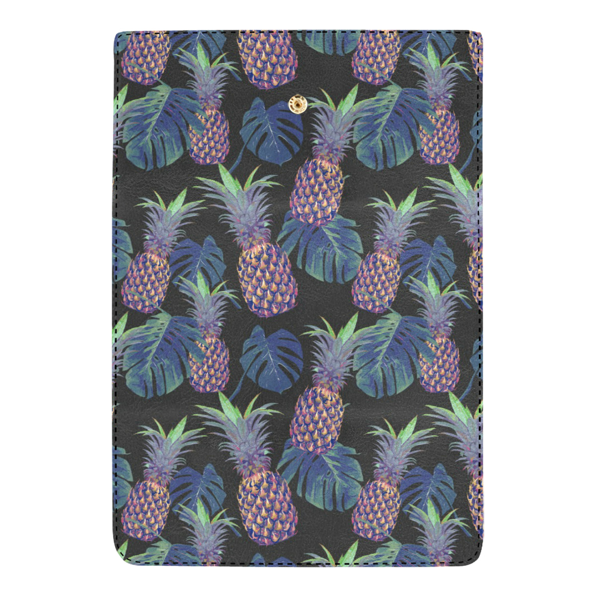 Pineapple Pattern Print Design PP04 Women's Trifold Wallet