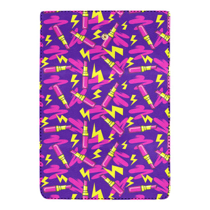 Lipstick Pattern Print Design LT04 Women's Trifold Wallet