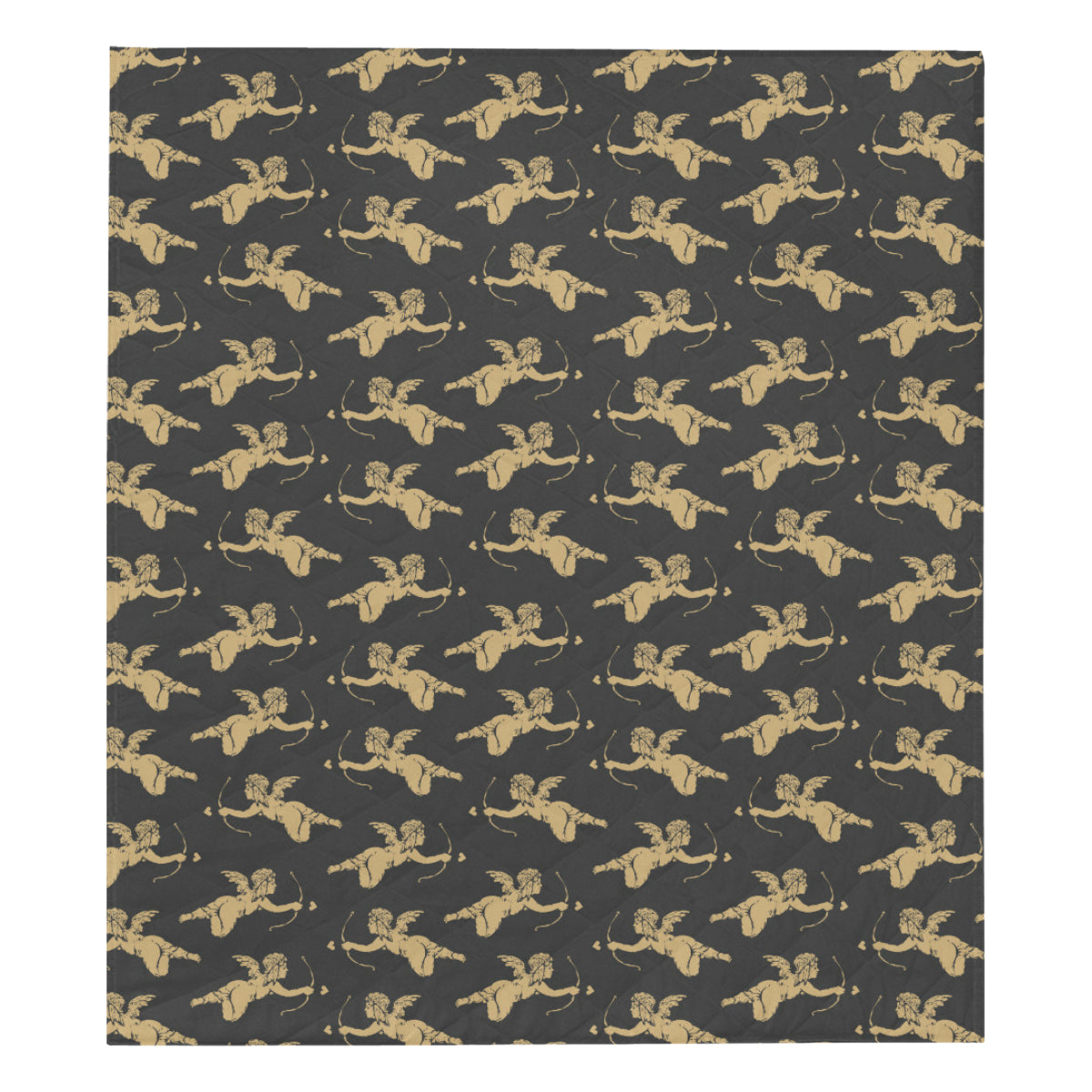Cupid Pattern Print Design 02 Premium Quilt