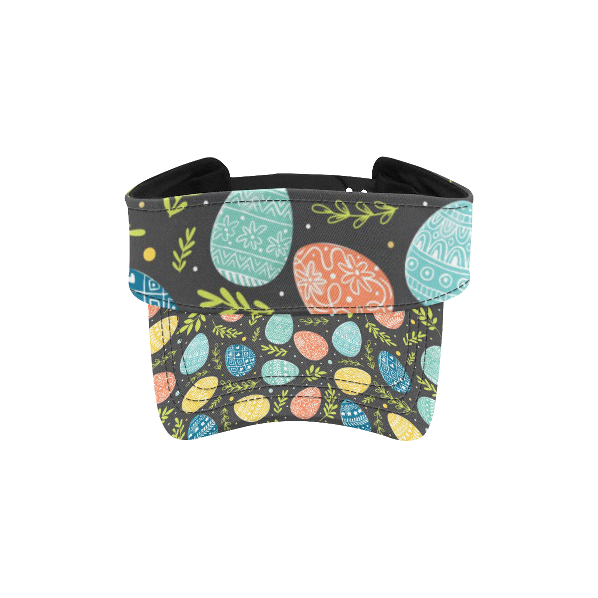 Easter Eggs Pattern Print Design RB01 Unisex Sun Visor