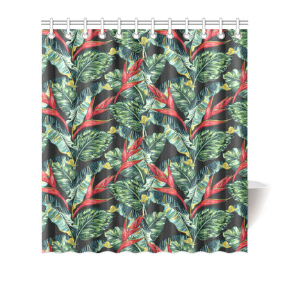 Bird Of Paradise Pattern Print Design BOP06 Shower Curtain