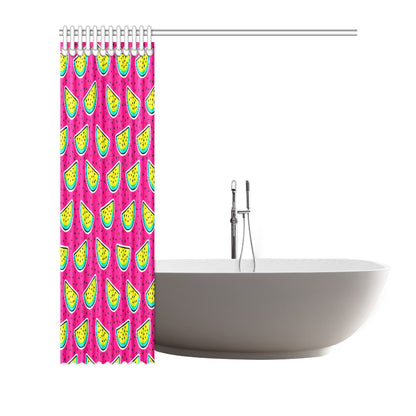 Watermelon Pattern Print Design WM04 Shower Curtain