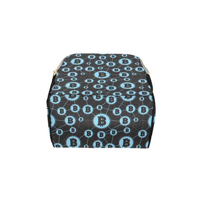 Cryptocurrency Pattern Print Design 02 Diaper Bag Backpack