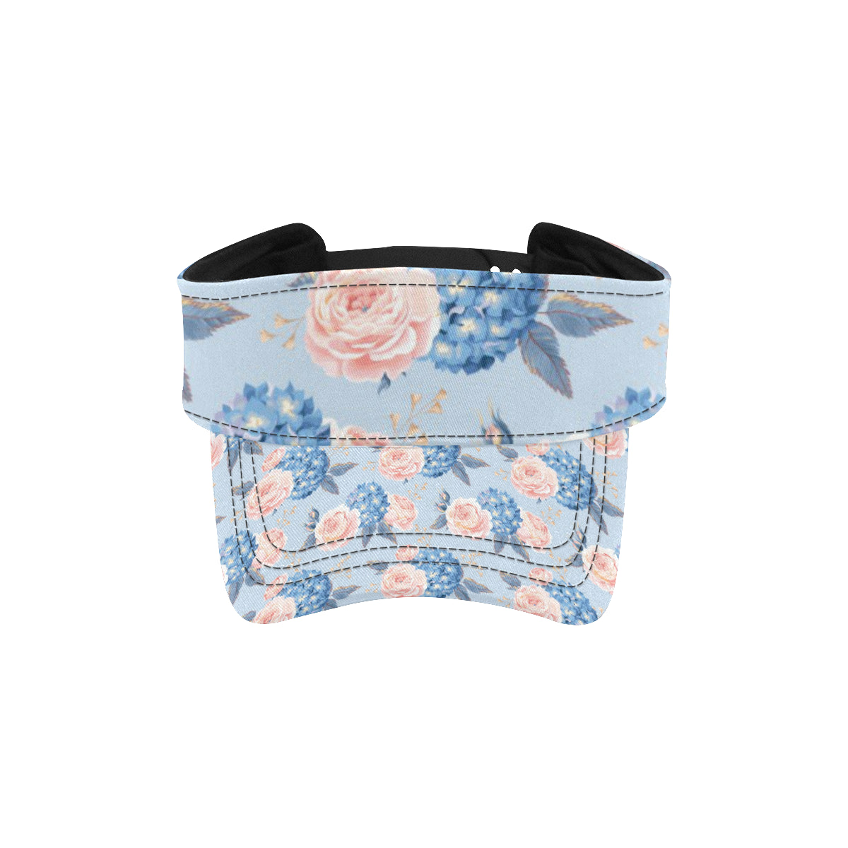 Hydrangea Pattern Print Design HD06 Unisex Sun Visor