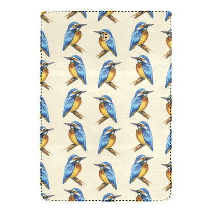 Kingfisher Pattern Print Design 01 Women's Trifold Wallet