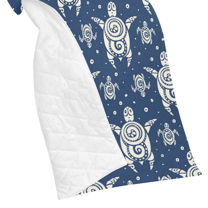 Sea Turtle Tribal Premium Quilt