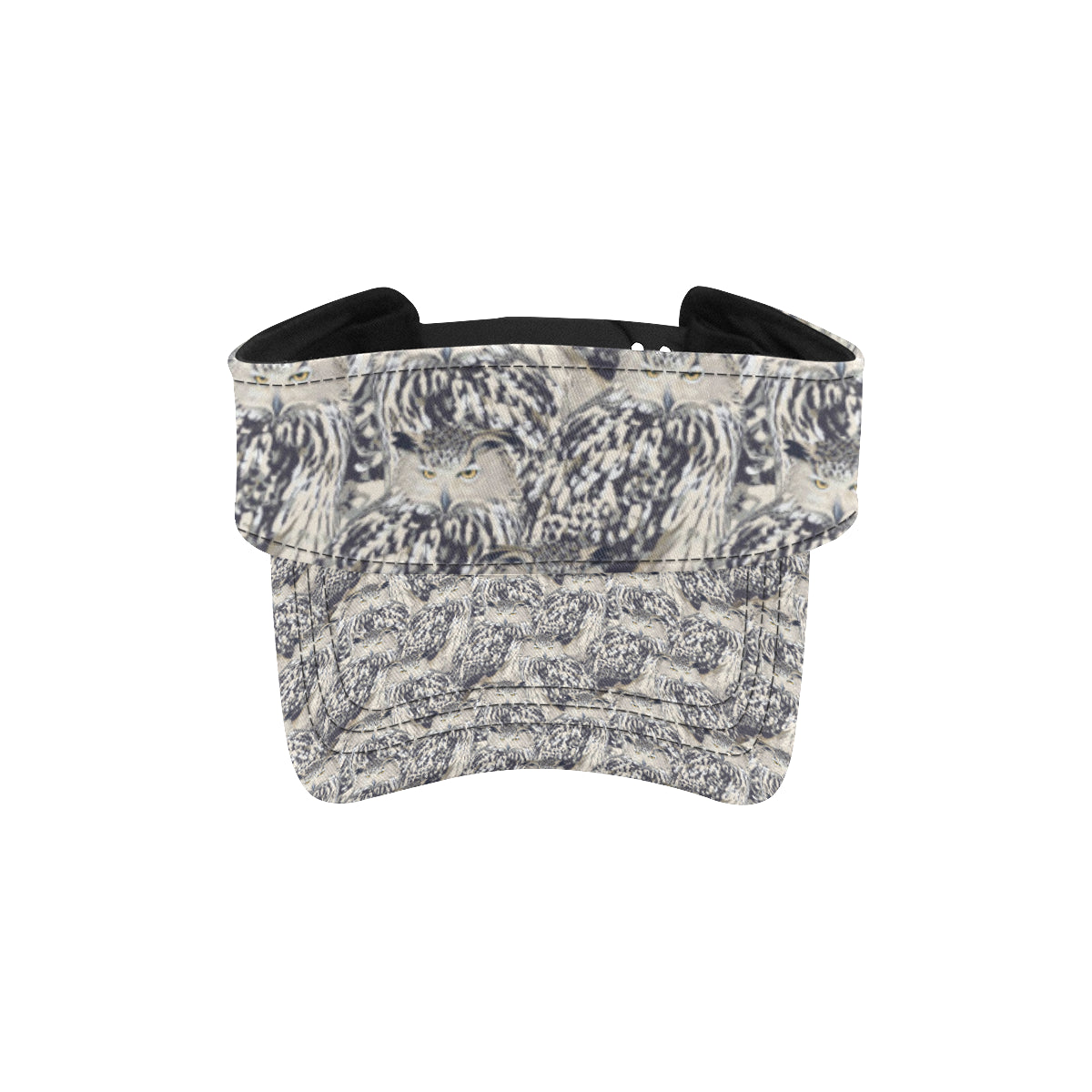 Owl Realistic Themed Design Print Unisex Sun Visor