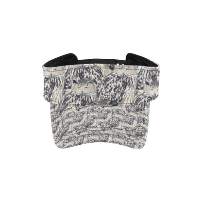 Owl Realistic Themed Design Print Unisex Sun Visor