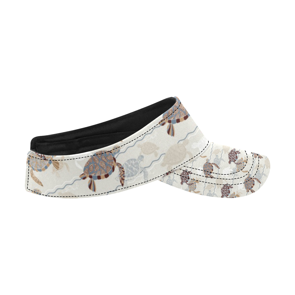 Sea Turtle Pattern Print Design T07 Unisex Sun Visor