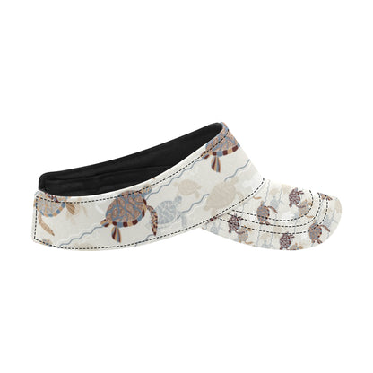 Sea Turtle Pattern Print Design T07 Unisex Sun Visor