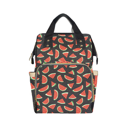 Watermelon Pattern Print Design WM09 Diaper Bag Backpack