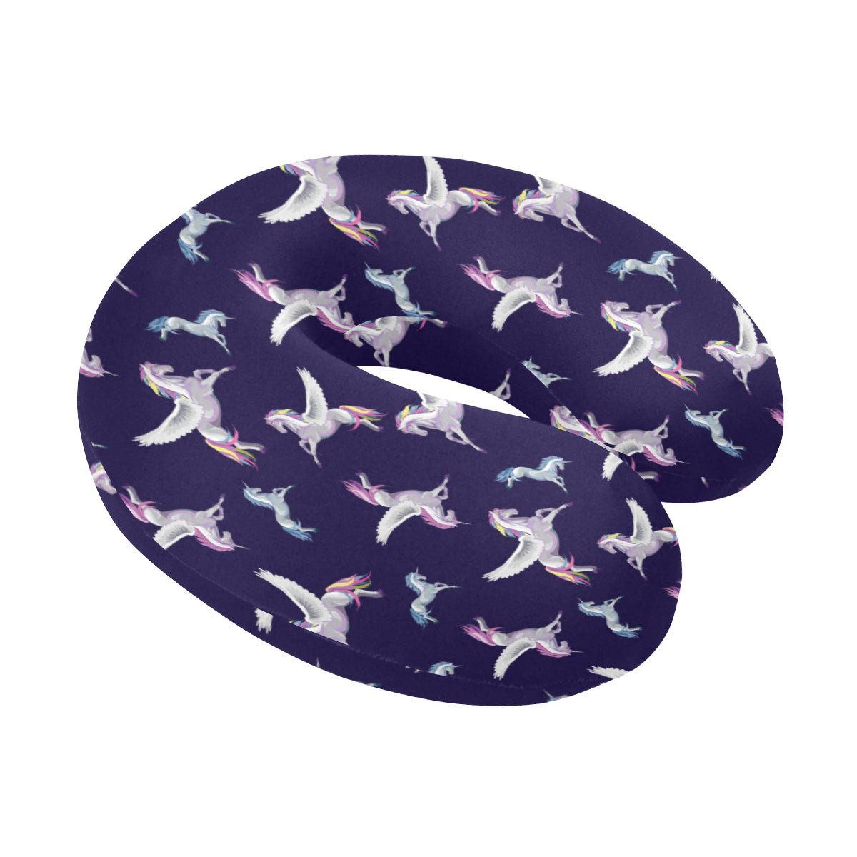 Pegasus Pattern Print Design 02 U-Shaped Travel Neck Pillow
