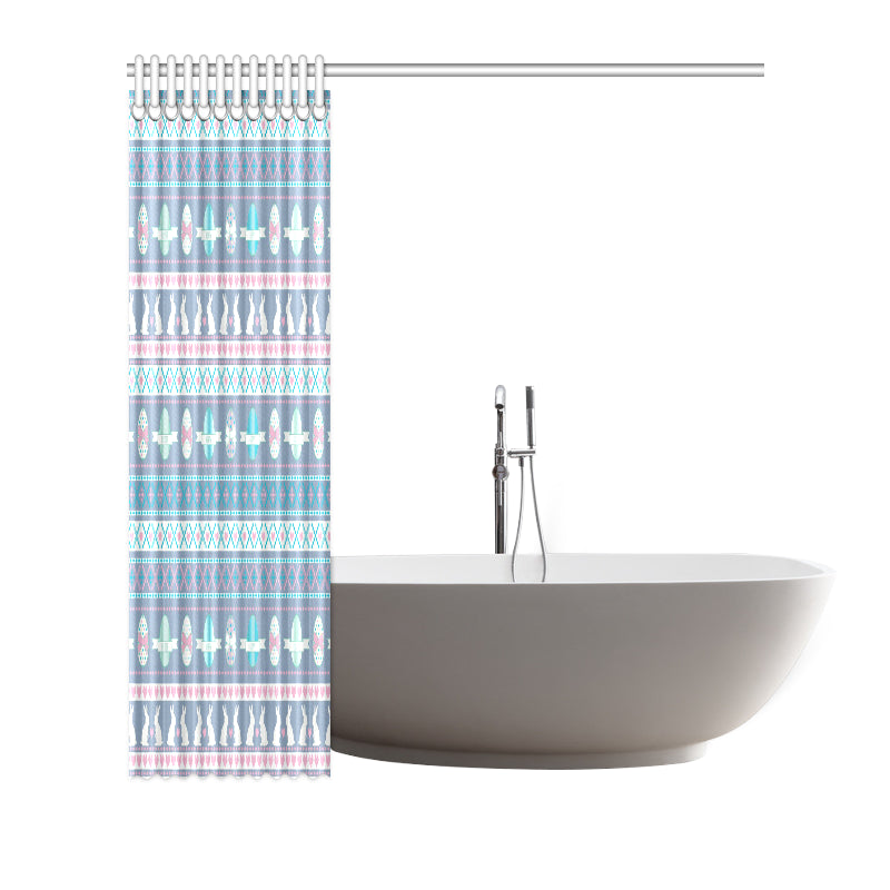 Easter Eggs Pattern Print Design RB013 Shower Curtain