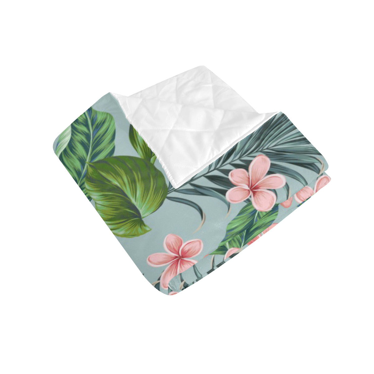 Plumeria Pattern Print Design PM027 Premium Quilt
