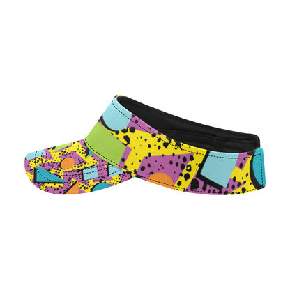 80s Pattern Print Design 1 Unisex Sun Visor
