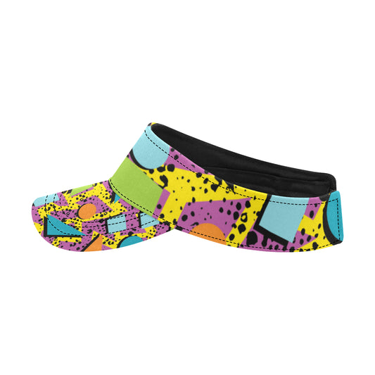 80s Pattern Print Design 1 Unisex Sun Visor