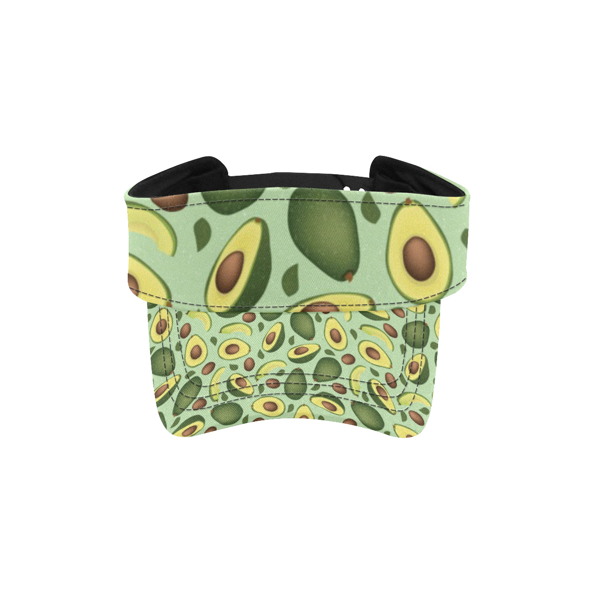 Avocado Pattern Print Design AC01 Unisex Sun Visor