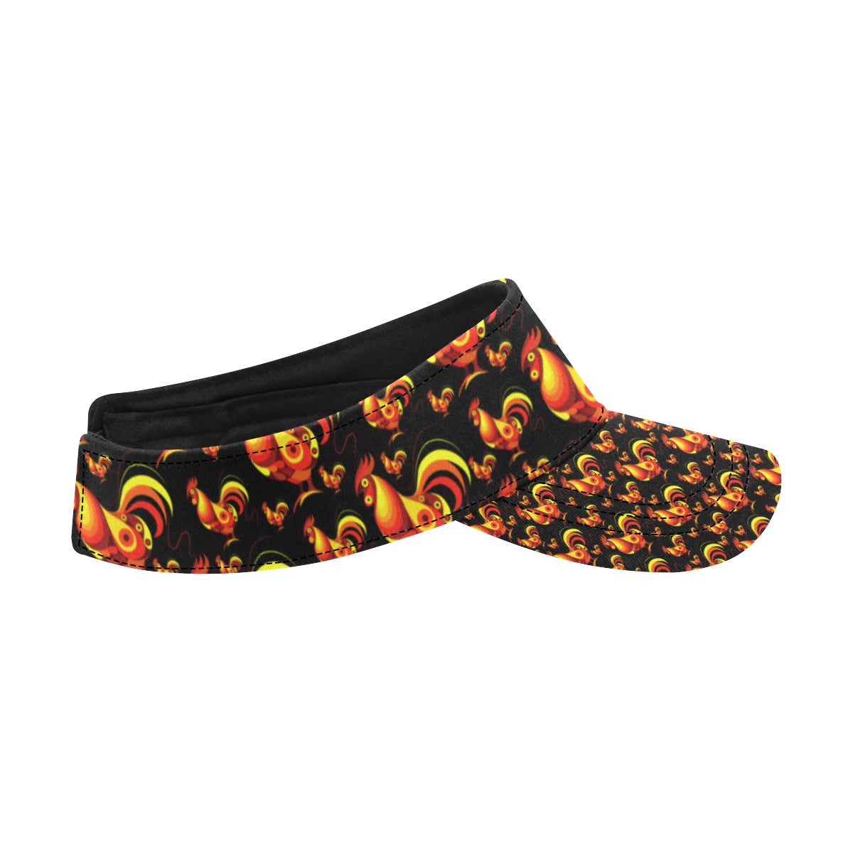 Rooster Print Themed Unisex Sun Visor