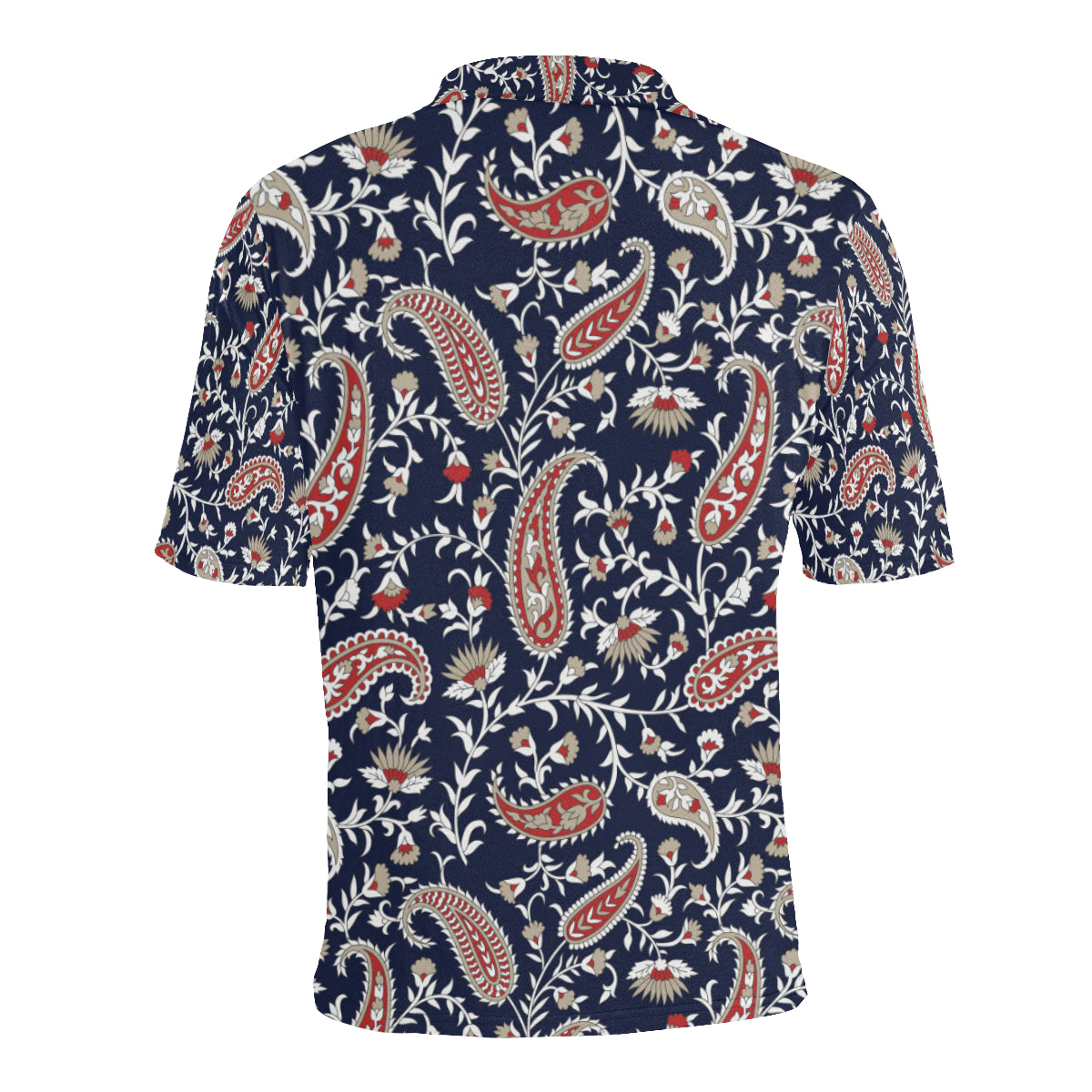 Paisley Pattern Print Design A05 Men Polo Shirt