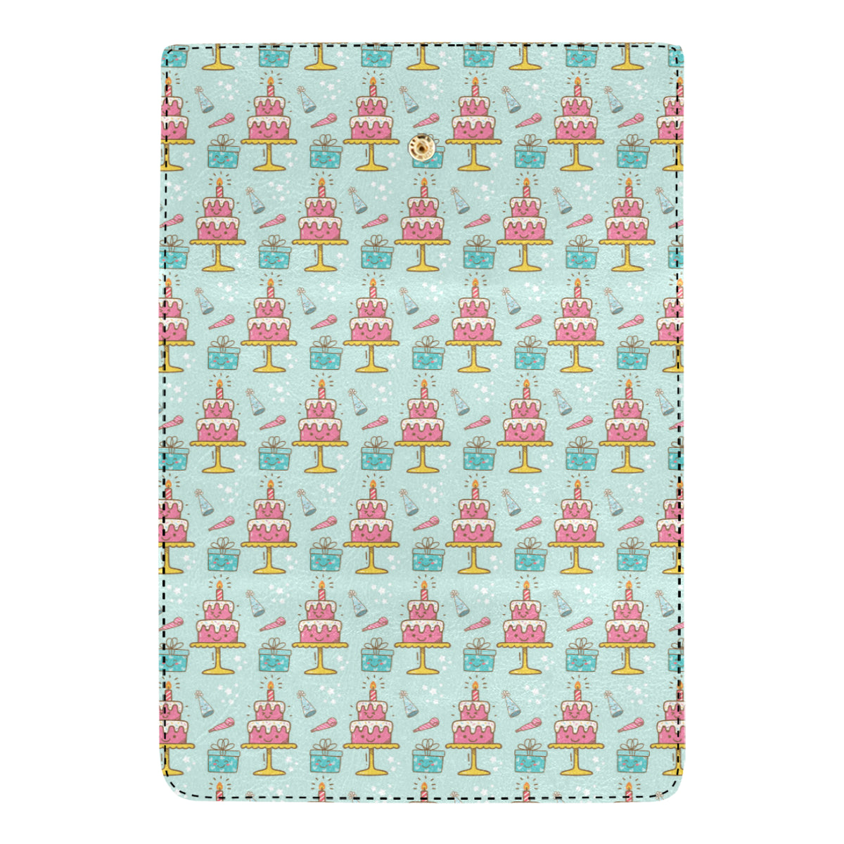 Cake Pattern Print Design 06 Women's Trifold Wallet