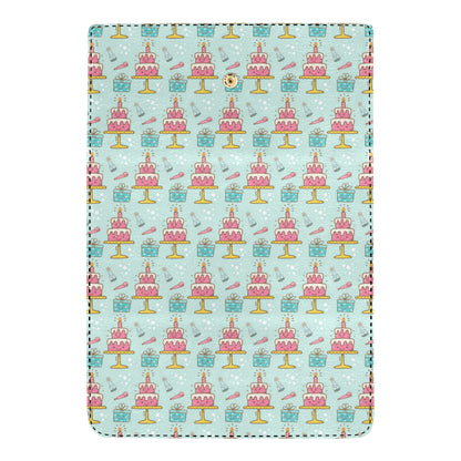 Cake Pattern Print Design 06 Women's Trifold Wallet
