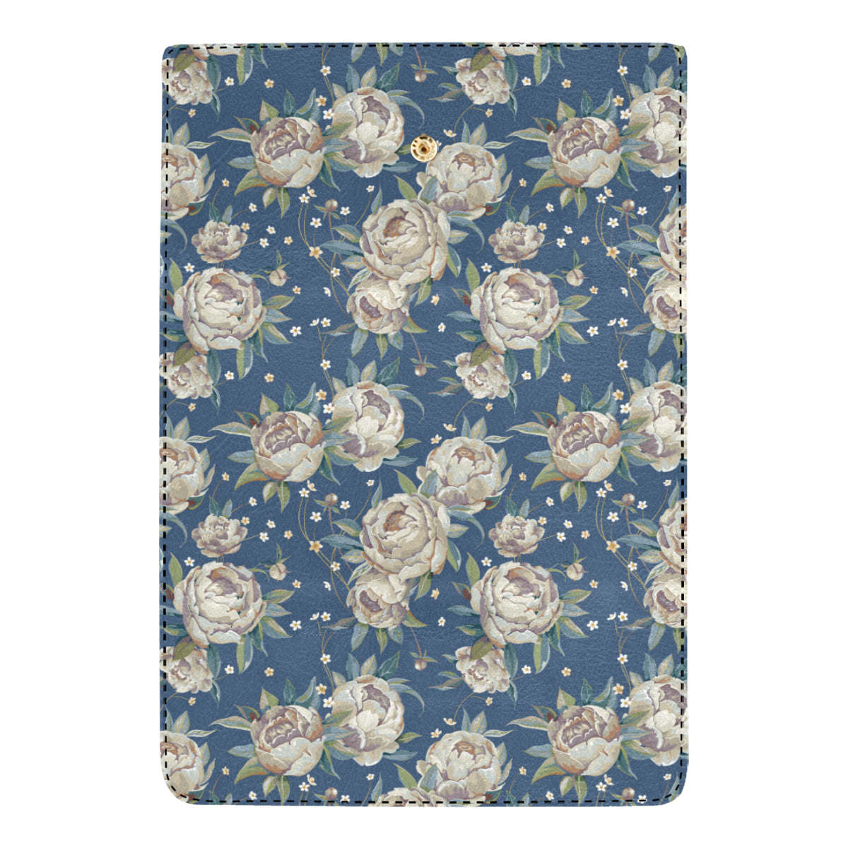 Peony Pattern Print Design A03 Women's Trifold Wallet