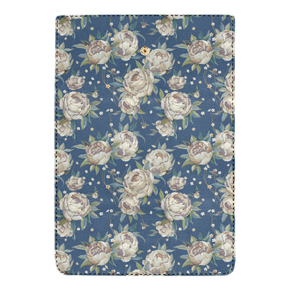 Peony Pattern Print Design A03 Women's Trifold Wallet