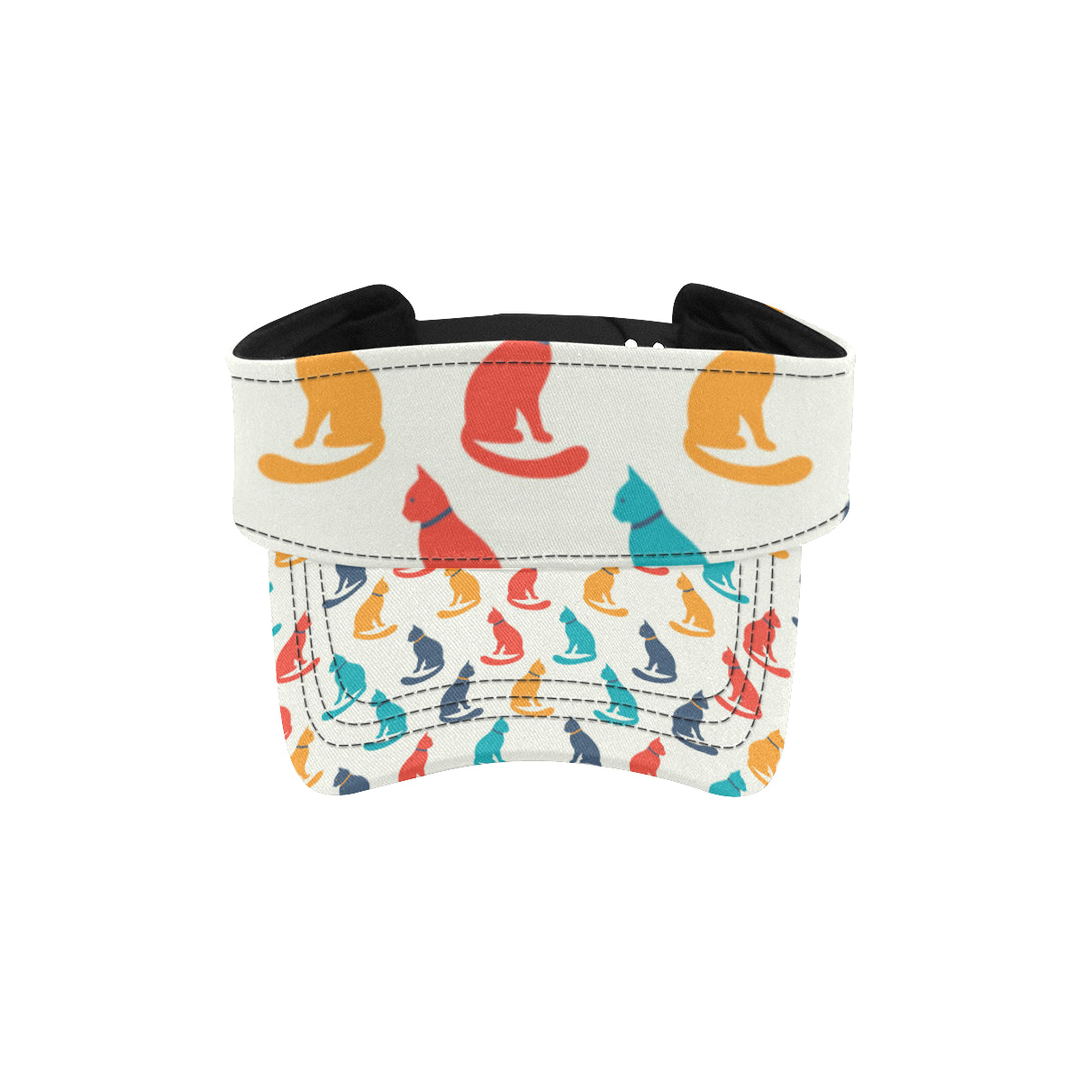 Cat Pattern Print Design 03 Unisex Sun Visor