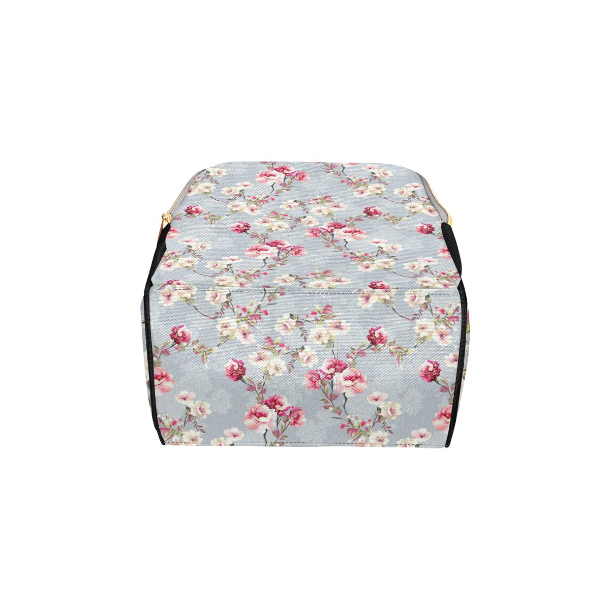 Summer Floral Pattern Print Design SF02 Diaper Bag Backpack