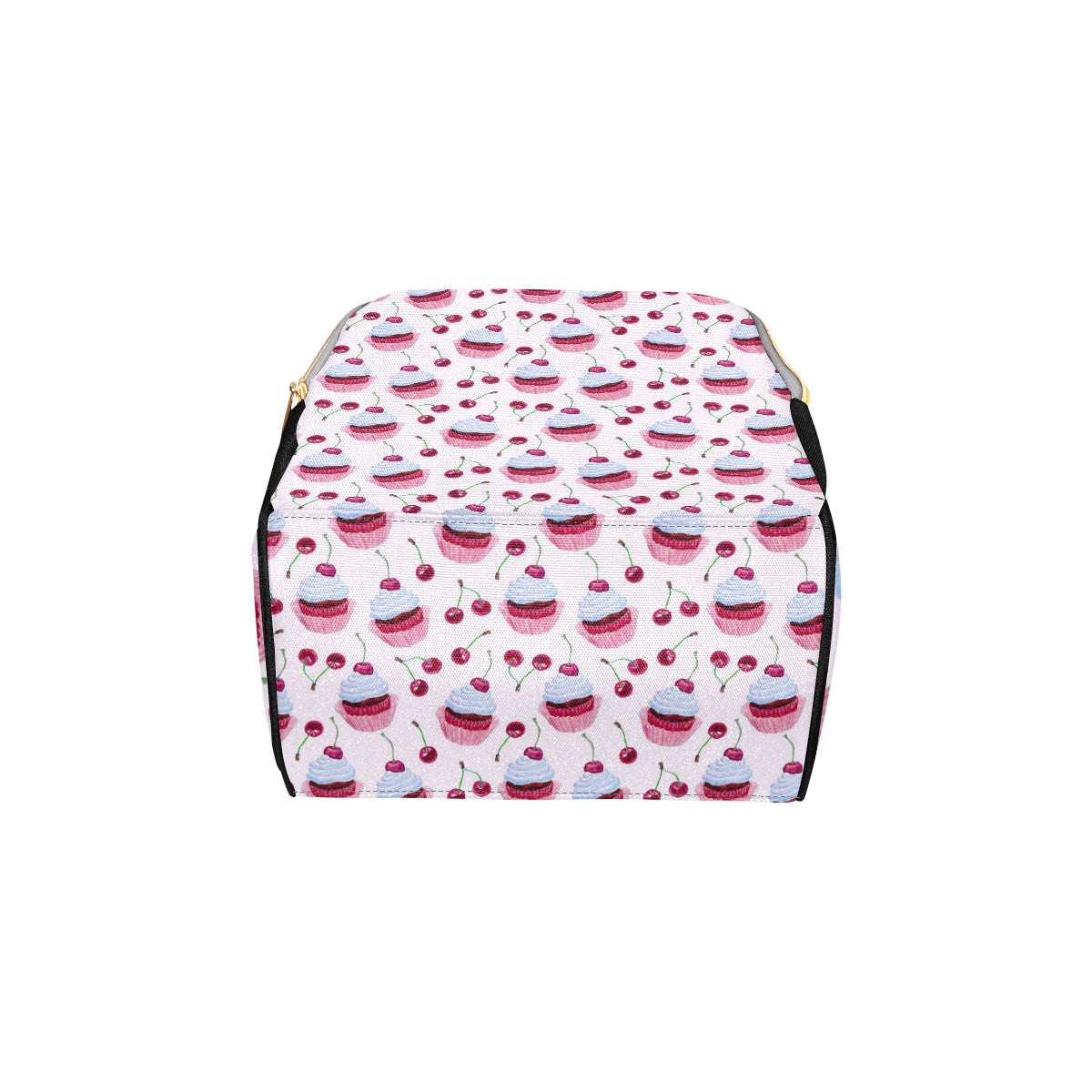 Cherry Cupcake Pink Pattern Diaper Bag Backpack
