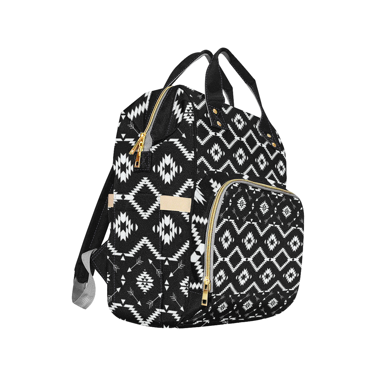 Native Pattern Print Design A04 Diaper Bag Backpack