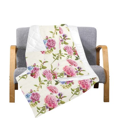 Carnations Pattern Print Design CN02 Premium Quilt