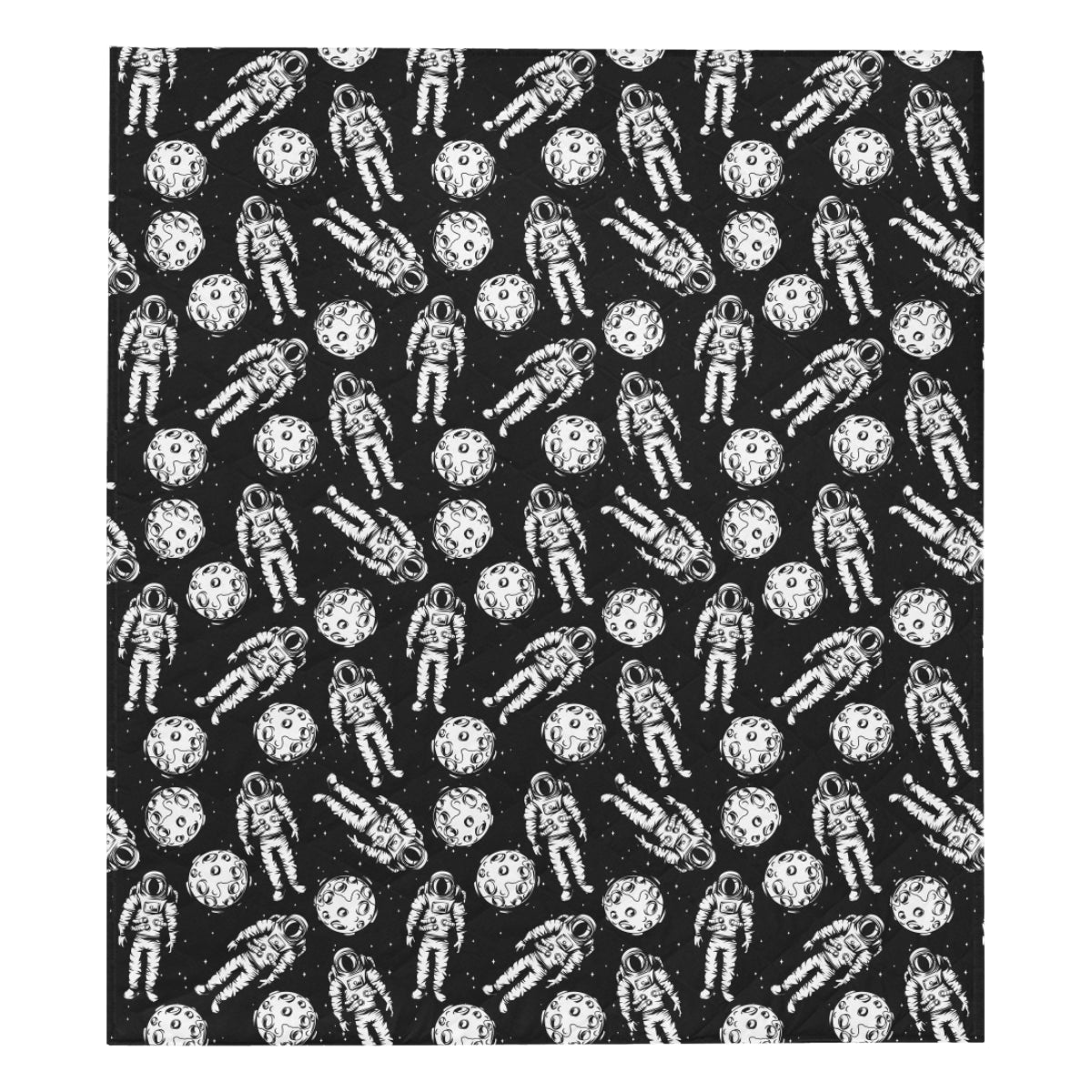 Astronaut Pattern Print Design 03 Premium Quilt