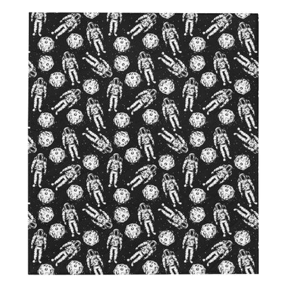 Astronaut Pattern Print Design 03 Premium Quilt