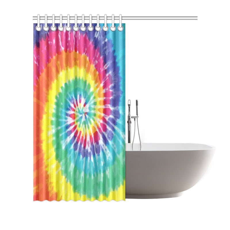 Tie Dye Shower Curtain