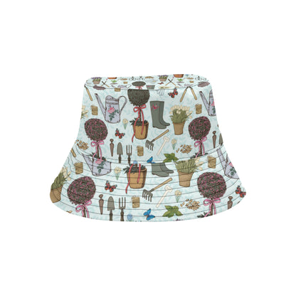 Gardening Pattern Print Design G01 Unisex Bucket Hat