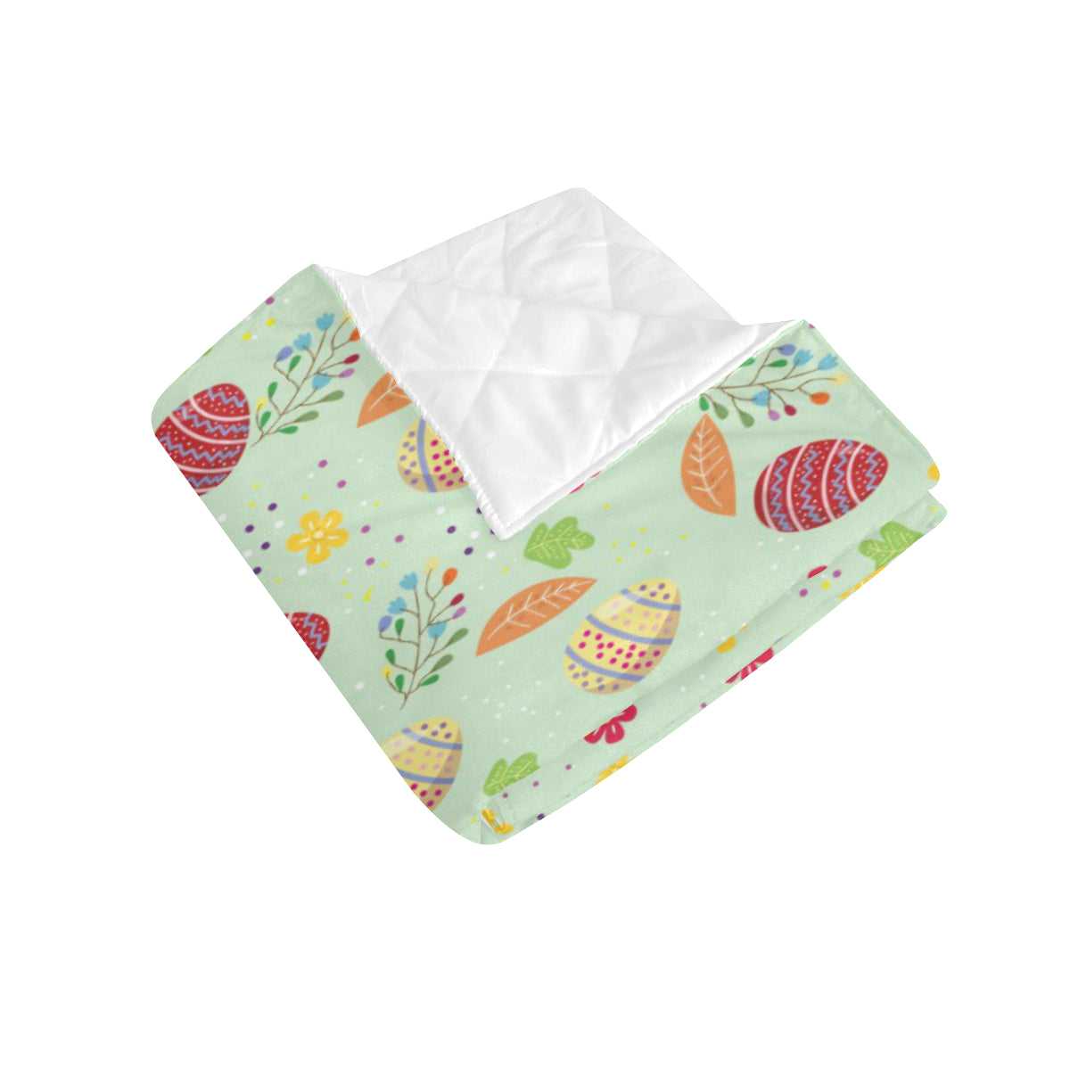 Easter Eggs Pattern Print Design RB07 Premium Quilt