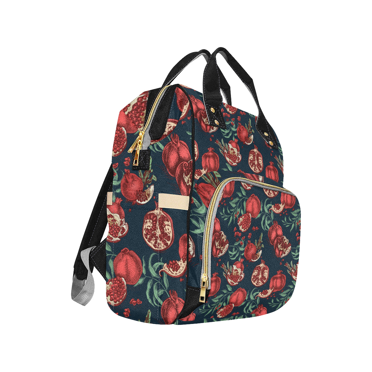 Pomegranate Pattern Print Design PG04 Diaper Bag Backpack