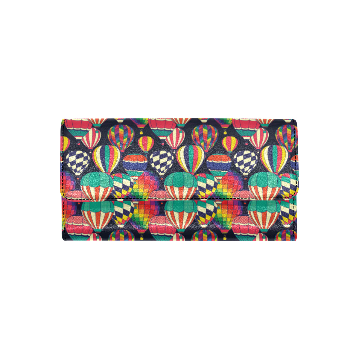 Ballon Pattern Print Design 02 Women's Trifold Wallet